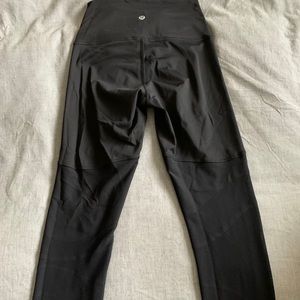 Lululemon Mesh Crisscross Black Leggings